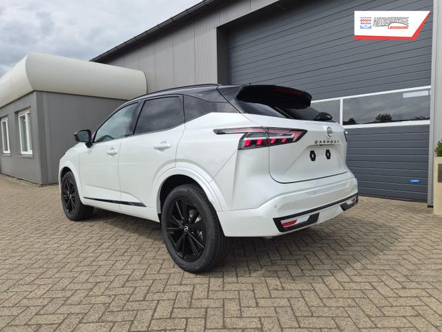 Nissan Qashqai 1.3 DIG-T MHEV 158 PS X-Tronic N-Design PanoDach Teil-Leder Klimaautomatik Sitzheizung Lenkradheizung Navi ACC PDC v+h 360&deg;Kamera DAB Bluetooth Touchscreen Apple CarPlay Android Auto 19"Zoll 