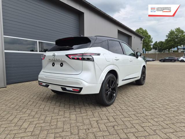 Nissan Qashqai 1.3 DIG-T MHEV 158 PS X-Tronic N-Design PanoDach Teil-Leder Klimaautomatik Sitzheizung Lenkradheizung Navi ACC PDC v+h 360&deg;Kamera DAB Bluetooth Touchscreen Apple CarPlay Android Auto 19"Zoll 