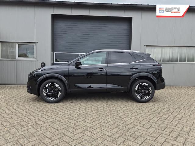 Nissan Qashqai 1.3 DIG-T MHEV 158 PS X-Tronic N-Connecta Teil-Leder PanoGlasdach Klimaautomatik Sitzheizung Lenkradheizung Navi ACC PDC v+h 360&deg;Kamera DAB Bluetooth Touchscreen Apple CarPlay Android Auto 18"LM 