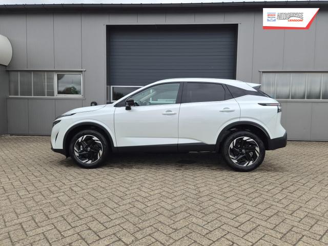 Nissan Qashqai 1.3 DIG-T MHEV 158 PS X-Tronic N-Connecta Teil-Leder PanoGlasdach Klimaautomatik Sitzheizung Lenkradheizung Navi ACC PDC v+h 360&deg;Kamera DAB Bluetooth Touchscreen Apple CarPlay Android Auto 18"LM 