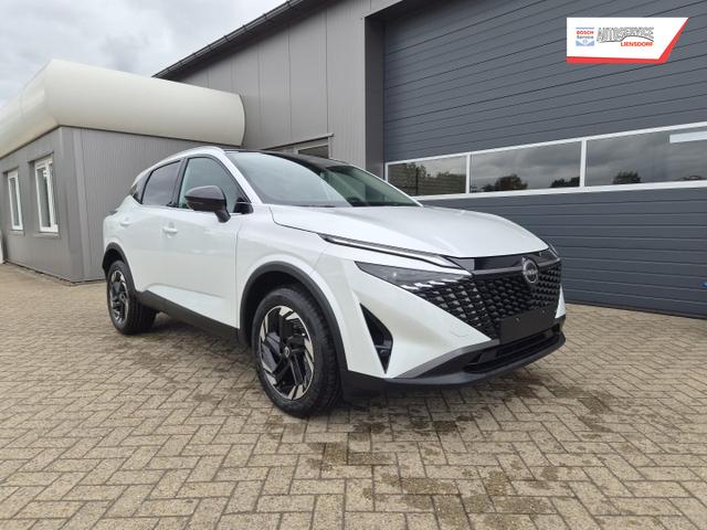 Nissan Qashqai 1.3 DIG-T MHEV 158 PS X-Tronic N-Connecta Teil-Leder PanoGlasdach Klimaautomatik Sitzheizung Lenkradheizung Navi ACC PDC v+h 360&deg;Kamera DAB Bluetooth Touchscreen Apple CarPlay Android Auto 18"LM 