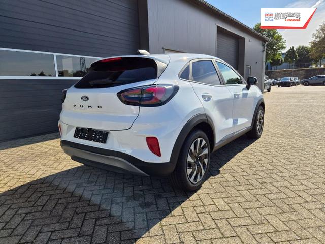 Ford Puma Titanium 1.0 Hybrid 125PS Autom. abnehm. AHK ACC 4xKamera Klimaautomatik Sitzheizung Lenkradheizung Frontscheibe beheizb. LED-Scheinwerfer SYNC4 Bluetooth Apple CarPlay Android Auto PDC v+h 