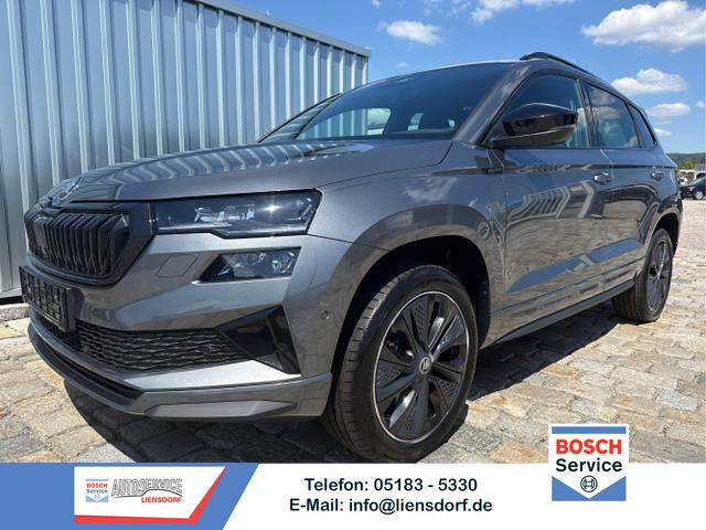 Skoda Karoq - Sportline 1,5 TSI 150 PS DSG -5 Jahre Garantie-Navi-4x Sitzheizung-Canton Sound-Anh&auml;ngerkupplung-LED-Matrix-AppleCarPlay-Android-Auto-ACC-Kessy-2-Zonen-Klimaautomatik-18''Alu-Sofort