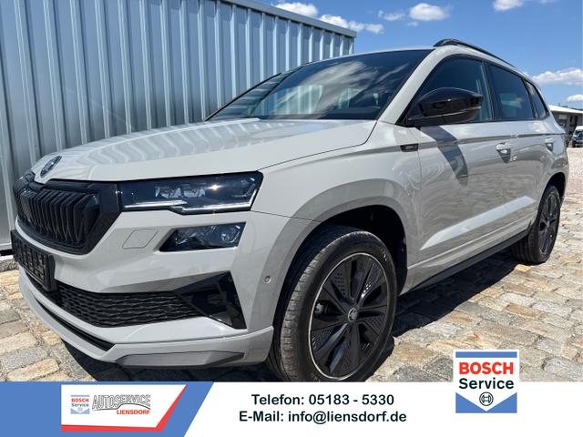 Skoda Karoq - Sportline 1,5 TSI 150 PS DSG -5 Jahre Garantie-Navi-4x Sitzheizung-Canton Sound-Anh&auml;ngerkupplung-LED-Matrix-AppleCarPlay-Android-Auto-ACC-Kessy-2-Zonen-Klimaautomatik-18''Alu-Sofort