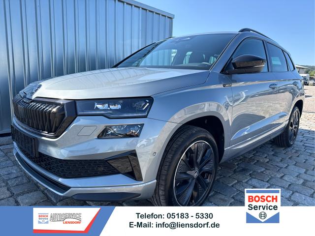 Skoda Karoq - Sportline 1,5 TSI 150 PS DSG -5 Jahre Garantie-Navi-4x Sitzheizung-Canton Sound-Anh&auml;ngerkupplung-LED-Matrix-AppleCarPlay-Android-Auto-ACC-Kessy-2-Zonen-Klimaautomatik-18''Alu-Sofort