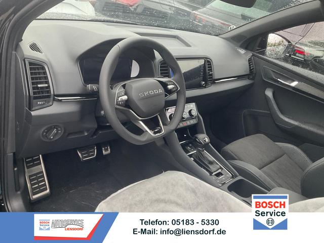 Skoda Karoq - Sportline 4x4 2.0 TSI DSG Sportline, AHK, Navi, Teilleder, Side, 5 J.-Garantie