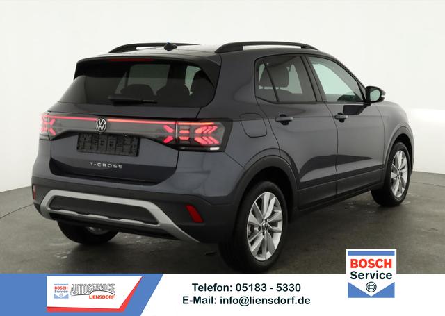Volkswagen T-Cross - 1.0 TSI 85 kW Life DSG Life, IQ.Light, AHK, ACC, Kamera, 17-Zoll, Winterpaket