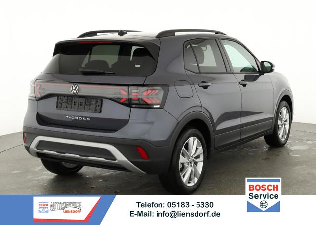Volkswagen T-Cross - 1.0 TSI 85 kW Life DSG Life, AHK, IQ.Light, Kamera, ACC, Side, Winter, 17-Zoll