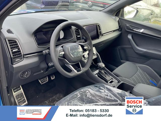 Skoda Karoq - Sportline 1.5 TSI DSG Sportline, Pano, AHK, Navi, CANTON, Matrix, AreaView, Side, FS-beheizbar
