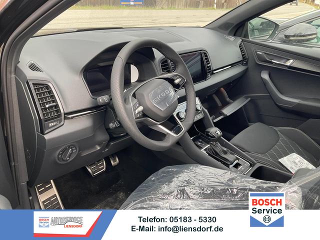 Skoda Karoq - Sportline 1.5 TSI DSG Sportline, Pano, AHK, Navi, CANTON, Matrix, AreaView, Side, FS-beheizbar