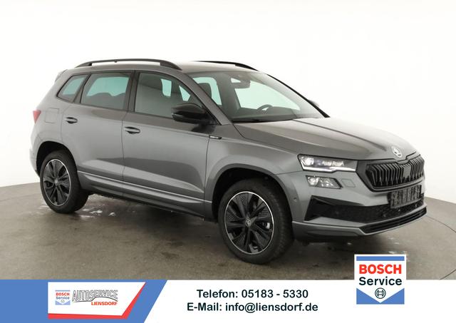 Skoda Karoq - Sportline 1.5 TSI DSG Sportline, AHK, Navi, CANTON, Matrix, AreaView, Side, Kamera, el. Klappe, FS-beheizbar