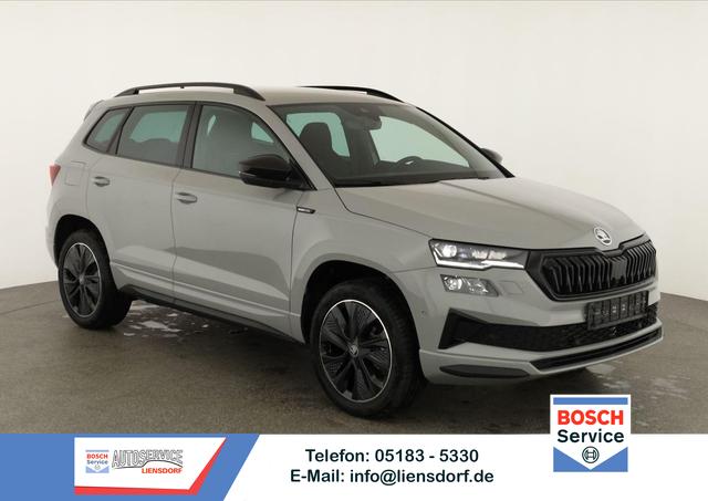 Skoda Karoq - Sportline 1.5 TSI DSG Sportline, AHK, Navi, CANTON, Matrix, AreaView, Side, Kamera, el. Klappe, FS-beheizbar