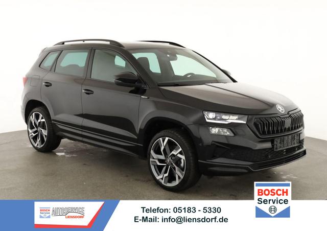 Skoda Karoq - Sportline 1.5 TSI DSG Sportline, Pano, AHK, Navi, Matrix, AreaView, Side, FS-beheizbar, Winter, 19-Zoll