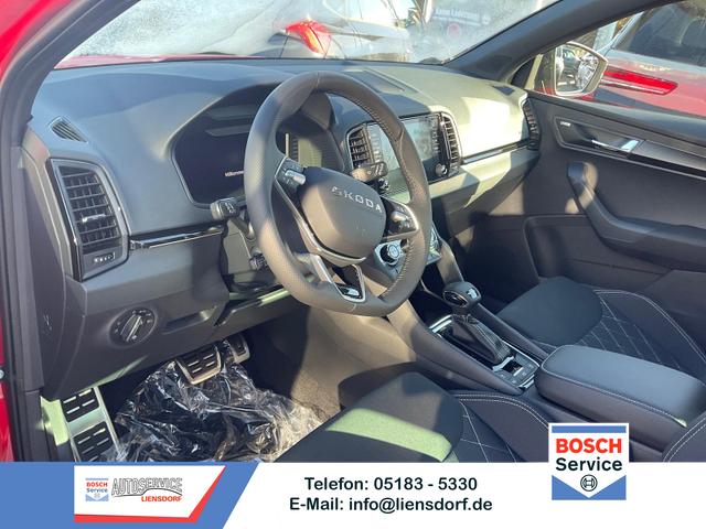 Skoda Karoq - Sportline 1.5 TSI DSG Sportline, AHK, Navi, CANTON, Matrix, AreaView, Side, FS-beheizbar, 5-J. Garantie