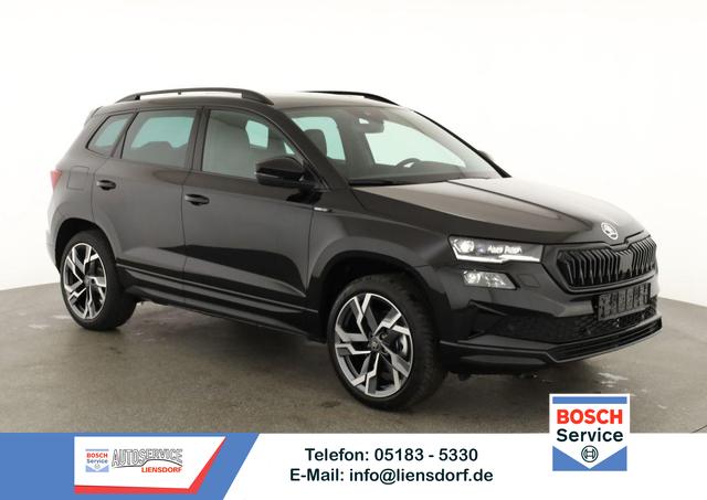 Skoda Karoq - Sportline 4x4 2.0 TSI DSG Sportline, Pano, AHK, Navi, Matrix, Side, Winter, 5 J.-Garantie