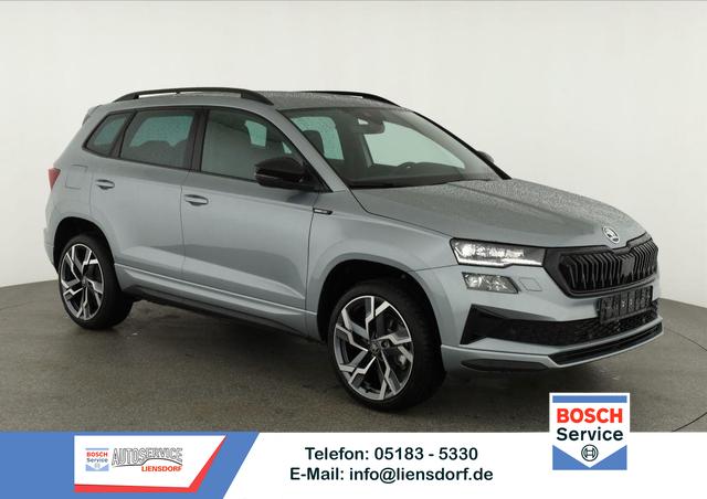 Skoda Karoq - Sportline 1.5 TSI DSG Sportline, AHK, Navi, Matrix, Side, el. Klappe, Winter, 5 J.-Garantie