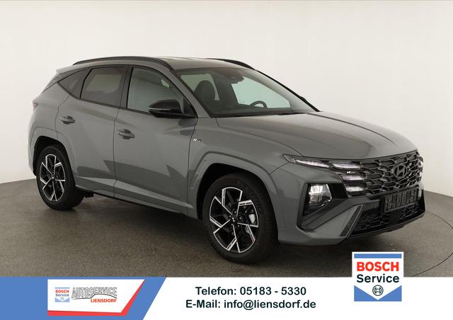 Hyundai TUCSON - 1.6 T-GDI DCT 4WD N-LINE, AHK, el. Klappe, Teilleder, Navi, Kamera, ACC