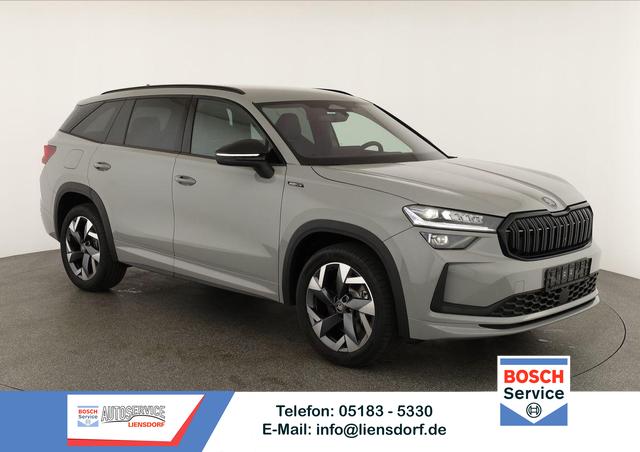 Skoda Kodiaq - 1.5 TSI mHEV 110 kW Sportline DSG Sportline, AHK, Navi, Matrix, el. Klappe, Side, Winter, 19-Zoll
