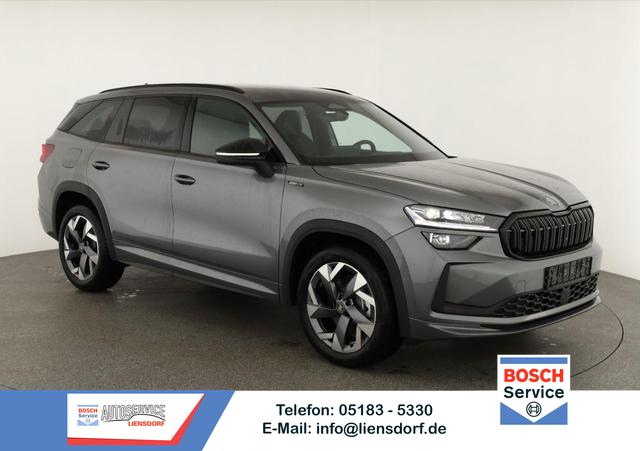 Skoda Kodiaq - 2.0 TDI 142 kW 4x4 Sportline DSG Sportline, AHK, Navi, Matrix, el. Klappe, Side, 19-Zoll