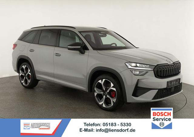 Skoda Kodiaq - 2.0 TSI 195 kW 4x4 RS DSG RS, AHK, Navi, Matrix, Canton, Side, FS-beheizbar, el. Klappe, Kamera, 20-Zoll, 5 J.-Garantie