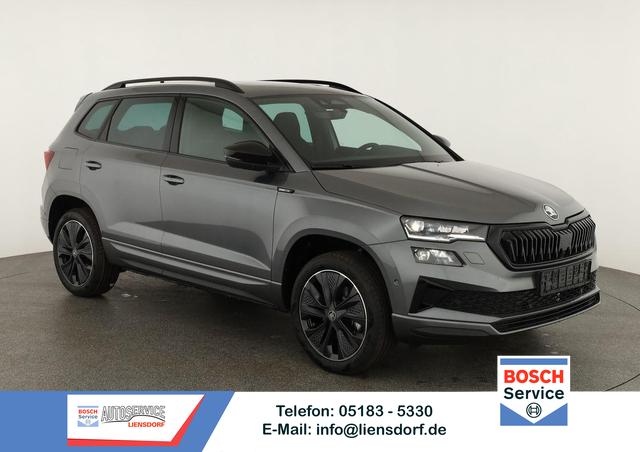 Skoda Karoq - Sportline 1.5 TSI DSG Sportline, Pano, AHK, Navi, CANTON, Matrix, AreaView, Side, el. Klappe, FS-beheizbar, 5 J.-Garantie