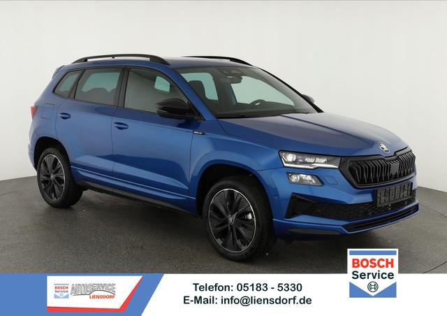 Skoda Karoq - Sportline 1.5 TSI DSG Sportline, Pano, AHK, Navi, CANTON, Matrix, AreaView, Side, el. Klappe, FS-beheizbar, 5 J.-Garantie