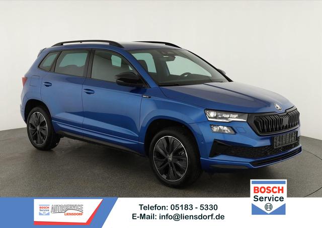 Skoda Karoq - Sportline 1.5 TSI DSG Sportline, AHK, Navi, CANTON, Matrix, AreaView, Side, Kamera, el. Klappe, FS-beheizbar, 5 J.-Garantie