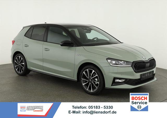 Skoda Fabia - Monte Carlo 1.5 TSI DSG Carlo, Ladeboden, LED, Kamera, App-Connect, 17-Zoll