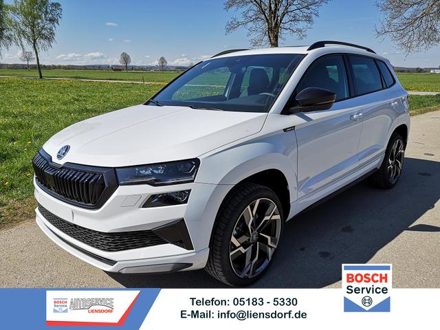 Skoda Karoq - Sportline 2.0TDI DSG 4x4 AHK Matrix Pano Sound Leder 19 Zoll