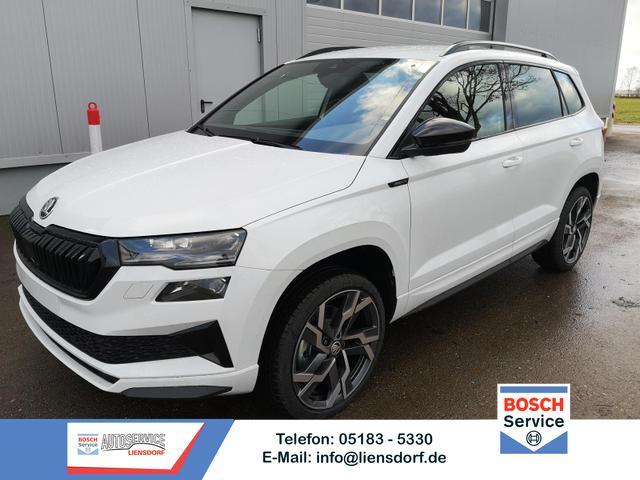 Skoda Karoq - Sportline 2.0TDI DSG 4x4 AHK Matrix Leder 19 Zoll