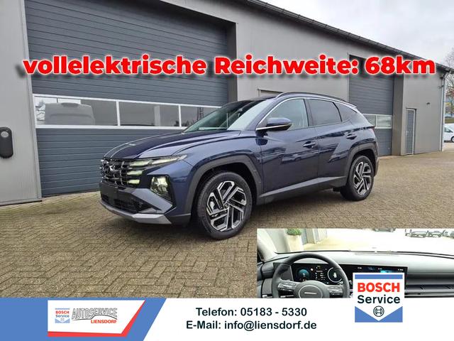 Hyundai TUCSON - Trend 1.6 T-GDI 252PS Automatik PHEV FACELIFT MY2025 Krell-Sound elektr. Heckklappe Teil-Leder Sitzheizung Lenkradheizung ACC Klimaautomatik Navi 12,3"-Touchscreen DAB+ wireless Apple CarPlay + Android Auto PDC v+h Rückf.Kamera 2xKeyless 19-LM