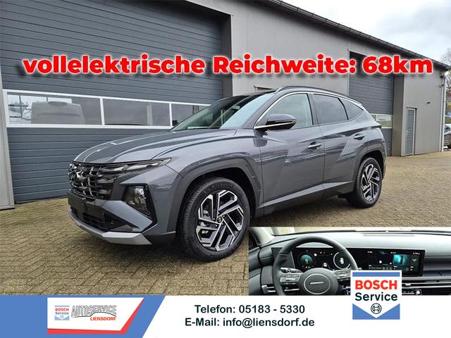 Hyundai TUCSON - Trend 1.6 T-GDI 252PS Automatik PHEV FACELIFT MY2025 Krell-Sound elektr. Heckklappe Teil-Leder Sitzheizung Lenkradheizung ACC Klimaautomatik Navi 12,3"-Touchscreen DAB+ wireless Apple CarPlay + Android Auto PDC v+h Rückf.Kamera 2xKeyless 19-LM