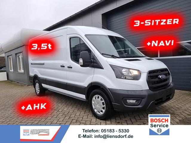 Ford Transit - L3H2 2.0 TDCi 130PS Trend 3,5t 3-Sitzer AHK Klima Navi Bluetooth DAB Frontscheibe beheizb. PDC v+h Rückf.Kamera Tempomat