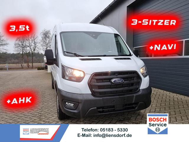 Ford Transit - L3H2 2.0 TDCi 130PS Trend 3,5t 3-Sitzer AHK Klima Navi Bluetooth DAB Frontscheibe beheizb. PDC v+h Rückf.Kamera Tempomat