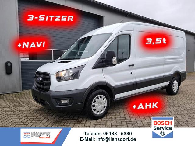 Ford Transit - L3H2 2.0 TDCi 130PS Trend 3,5t 3-Sitzer AHK Klima Navi Bluetooth DAB Frontscheibe beheizb. PDC v+h Rückf.Kamera Tempomat
