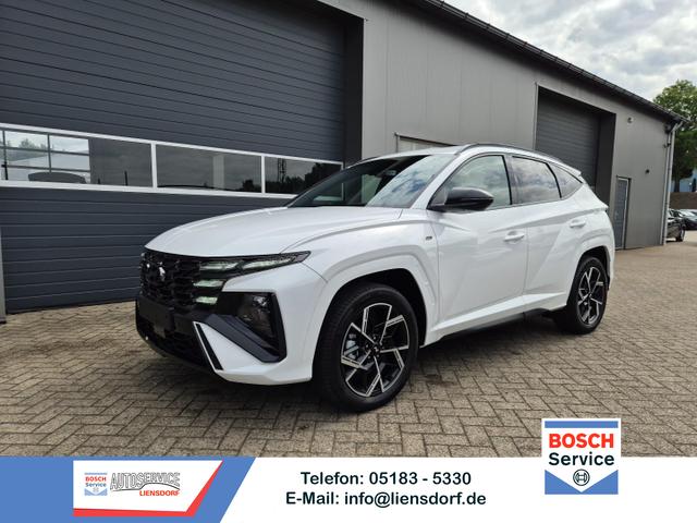 Hyundai TUCSON - N-Line 1.6 T-GDI 252PS Automatik PHEV FACELIFT MY2025 Teil-Leder Sitzheizung Lenkradheizung ACC Klimaautomatik Navi 12,3"-Touchscreen DAB+ wireless Apple CarPlay + Android Auto PDC v+h Rückf.Kamera 2xKeyless 19-LM