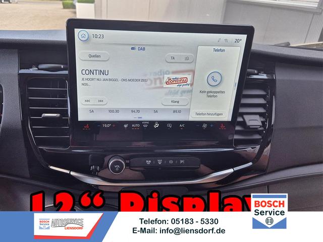 Ford Transit - L2H2 2.0 EcoBlue 130PS Trend 3,5t 3-Sitzer AHK Sitzheizung Lenkradheizung Frontscheibe beheizb. Klimaautomatik PDC v+h Rückf.Kamera Bluetooth DAB Apple CarPlay Android Auto Tempomat Ganzj.Reifen