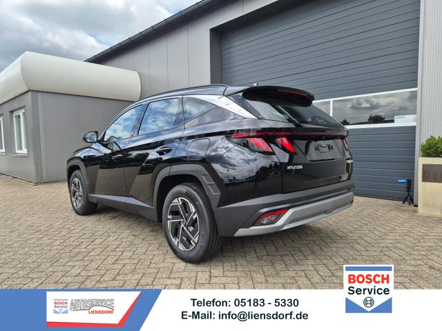 Hyundai TUCSON - 1.6 T-GDI 160PS Sitzheizung Lenkradheizung Klimaautomatik Navi 12,3"-Touchscreen DAB+ wireless Apple CarPlay + Android Auto PDC v+h Rückf.Kamera 2xKeyless 17-LM