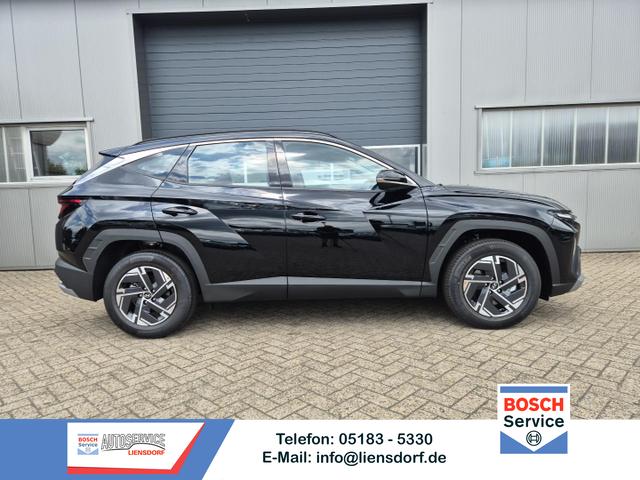 Hyundai TUCSON - 1.6 T-GDI 160PS Sitzheizung Lenkradheizung Klimaautomatik Navi 12,3"-Touchscreen DAB+ wireless Apple CarPlay + Android Auto PDC v+h Rückf.Kamera 2xKeyless 17-LM