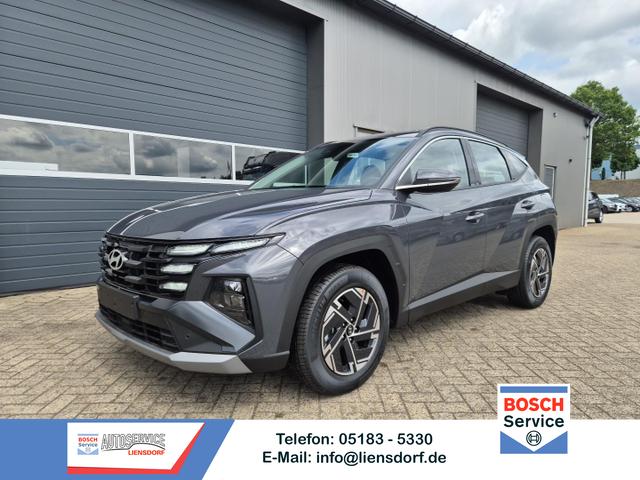 Hyundai TUCSON - 1.6 T-GDI 160PS Sitzheizung Lenkradheizung Klimaautomatik Navi 12,3"-Touchscreen DAB+ wireless Apple CarPlay + Android Auto PDC v+h Rückf.Kamera 2xKeyless 17-LM