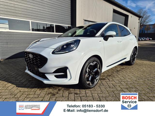 Ford Puma - ST-Line X 1.0 EcoBoost Hybrid 125PS Automatik NEUES MODELL 360&deg;Kamera AbstandsTempomat el.Heckklappe Premium Leder (Sensico) B+O-Sound Klimaautomatik Sitzheizung Lenkradheizung Frontscheibe beheizb. Ford-Navi SYNC4 Bluetooth Apple CarPlay Android A
