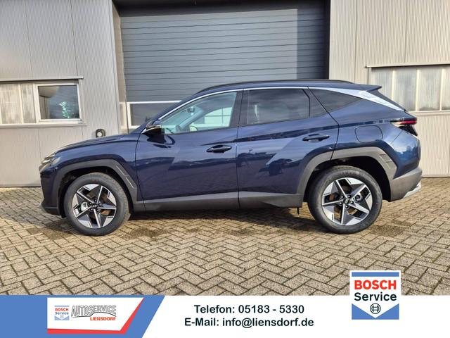 Hyundai TUCSON - Trend 1.6 T-GDI 150PS Automatik TZ 2026 Teil-Leder Sitzheizung v+h Lenkradheizung Klimaautomatik Navi Touchscreen DAB+ Apple CarPlay + Android Auto PDC R&uuml;ckf.-Kamera Matrix-LED-Scheinw.
