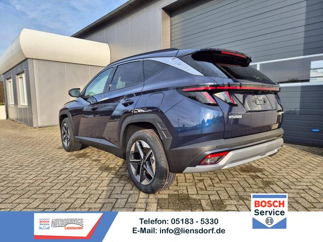 Hyundai TUCSON - Trend 1.6 T-GDI 150PS Automatik TZ 2026 Teil-Leder Sitzheizung v+h Lenkradheizung Klimaautomatik Navi Touchscreen DAB+ Apple CarPlay + Android Auto PDC R&uuml;ckf.-Kamera Matrix-LED-Scheinw.