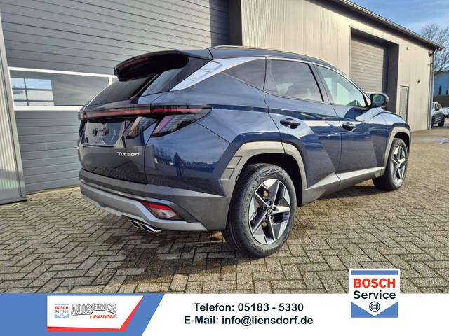 Hyundai TUCSON - Trend 1.6 T-GDI 150PS Automatik TZ 2026 Teil-Leder Sitzheizung v+h Lenkradheizung Klimaautomatik Navi Touchscreen DAB+ Apple CarPlay + Android Auto PDC R&uuml;ckf.-Kamera Matrix-LED-Scheinw.