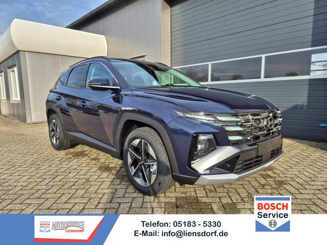 Hyundai TUCSON - Trend 1.6 T-GDI 150PS Automatik TZ 2026 Teil-Leder Sitzheizung v+h Lenkradheizung Klimaautomatik Navi Touchscreen DAB+ Apple CarPlay + Android Auto PDC R&uuml;ckf.-Kamera Matrix-LED-Scheinw.