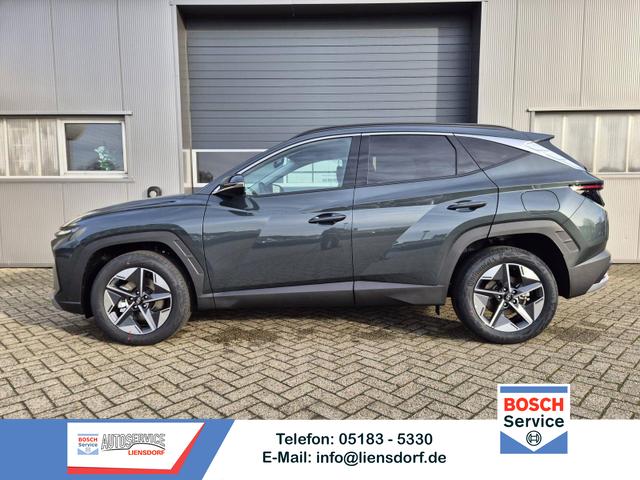 Hyundai TUCSON - Trend 1.6 T-GDI 150PS Automatik TZ 2026 Teil-Leder Sitzheizung v+h Lenkradheizung Klimaautomatik Navi Touchscreen DAB+ Apple CarPlay + Android Auto PDC R&uuml;ckf.-Kamera Matrix-LED-Scheinw.