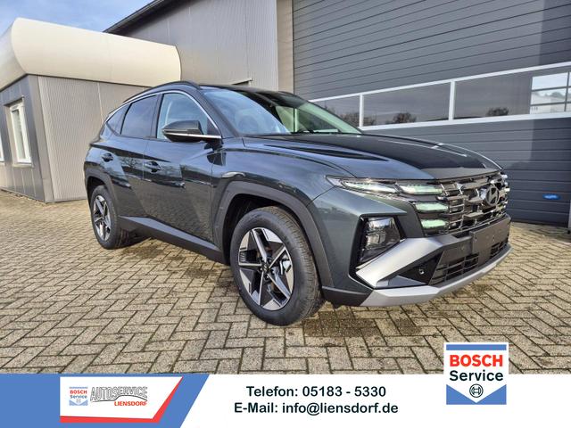Hyundai TUCSON - Trend 1.6 T-GDI 150PS Automatik TZ 2026 Teil-Leder Sitzheizung v+h Lenkradheizung Klimaautomatik Navi Touchscreen DAB+ Apple CarPlay + Android Auto PDC R&uuml;ckf.-Kamera Matrix-LED-Scheinw.