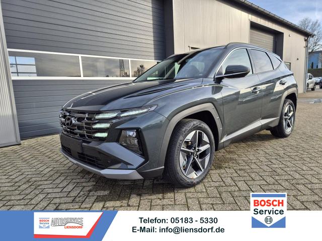 Hyundai TUCSON - Trend 1.6 T-GDI 150PS Automatik TZ 2026 Teil-Leder Sitzheizung v+h Lenkradheizung Klimaautomatik Navi Touchscreen DAB+ Apple CarPlay + Android Auto PDC R&uuml;ckf.-Kamera Matrix-LED-Scheinw.