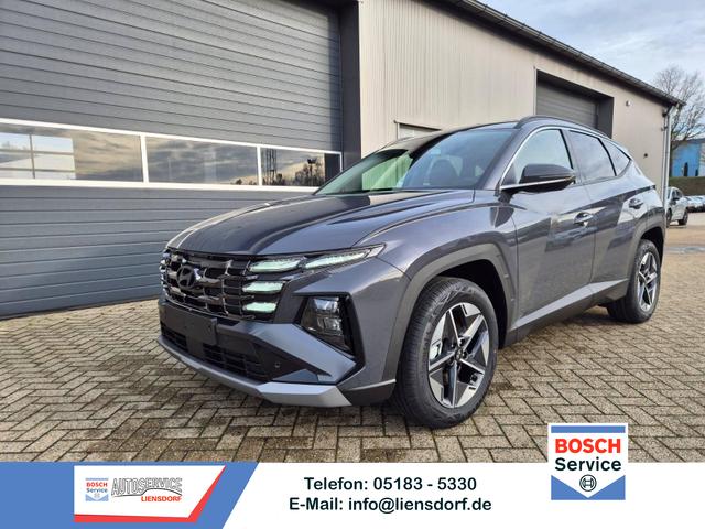 Hyundai TUCSON - Trend 1.6 T-GDI 150PS Automatik TZ 2026 Teil-Leder Sitzheizung v+h Lenkradheizung Klimaautomatik Navi Touchscreen DAB+ Apple CarPlay + Android Auto PDC R&uuml;ckf.-Kamera Matrix-LED-Scheinw.