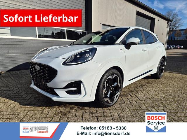Ford Puma - ST-Line X 1.0 EcoBoost Hybrid 125PS Automatik NEUES MODELL 360&deg;Kamera AbstandsTempomat el.Heckklappe Premium Leder (Sensico) B+O-Sound Klimaautomatik Sitzheizung Lenkradheizung Frontscheibe beheizb. Ford-Navi SYNC4 Bluetooth Apple CarPlay Android A